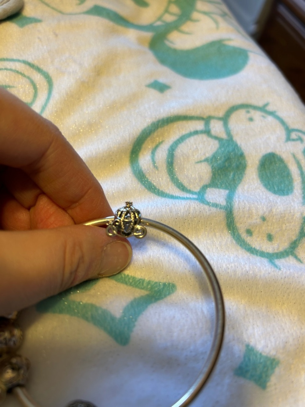 Disney, Pandora Cinderella coach charm NWOT with authentic stamp